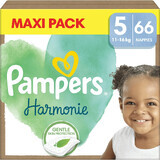 Pampers Harmonie Baby taille 5, de 11 à 16 kg, 66 pcs