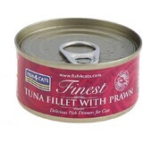 Fish4Cats Kattenvoer in blik Finest Tonijn met Garnalen 70 g