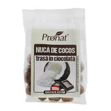 Boules de noix de coco enrobées de chocolat au lait, 100 gr, Pronat