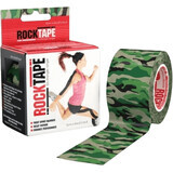 Ruban kinésiologique RockTape Design, vert masqué 5 m