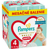 Couches Pampers Premium Care, taille 4, 9kg-15kg 114 pcs