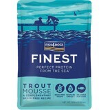 Fish4Dogs Heerlijke zakjes voor honden 99% forel 100 g