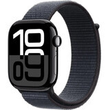 Apple Watch Series 10 GPS 42mm Caja de aluminio negro azabache de 42mm con bucle deportivo de tinta