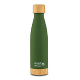 Insulating bottle bamboo bamboo travels We care, Green, 500 ml, Nava