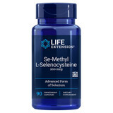 Selenium Se-methyl-L-selenocysteine 90 capsules Life Extension