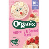 Cereali bio banana e lampone muesli, +10 mesi, 200 g, Organix