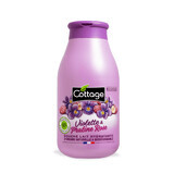 Hydraterende douchegel met melk en extract van viooltjes en roze praline, 250 ml, Cottage