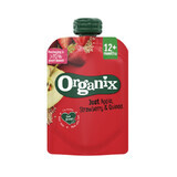 Gustare de mere, capsuni si quinoa, 100 gr, Organix