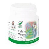 Calciu, Magneziu, Zinc, 60 capsule, Pro Natura