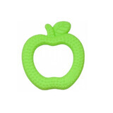 Jucarie pentru dentitie din silicon Green Apple IPlay, Green Sprouts