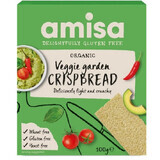 Veggie Garden Pane croccante bio senza glutine, 100 gr, Amisa