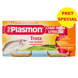 Plasmon Omogeneizzato Di Pesce Trota Con Verdure 2x80g