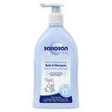 Shampooing et bain moussant, +0 mois, 500 ml, Sanosan