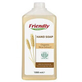 Savon liquide pour les mains à l'extrait de riz, 1000 ml, Friendly Organic