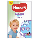 Scutece Pants Boy Nr. 5, 12-17 kg, 34 bucati, Huggies