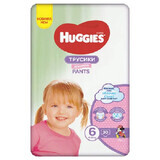 Culotte de protection Low Jumbo Girl No. 6, 15 -25 Kg, 30 pièces, Huggies