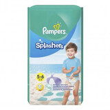 Scutece pentru baie Splashers Nr. 5, 14+ kg, 10 bucati, Pampers