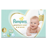 Pannolini Premium Care n. 3, 6-10 Kg, 120 pezzi, Pampers