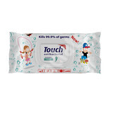 Servetele umede antibacteriene Kids, 70 bucati, Touch