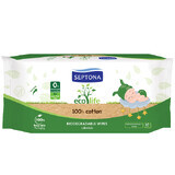 Lingettes biodégradables Eco Life, 60 pièces, Septona