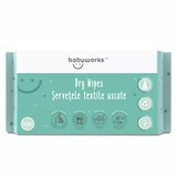 100% biologisch abbaubare Trockenservietten, 100 Stück, BabyWorks