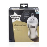 Lot de 2 biberons à tétine en silicone Closer to Nature, +3 mois, 2x340 ml, 42262071, Tomme Tippee