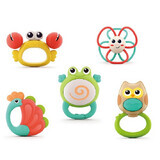 Lot de 5 jouets dans une boîte, Animal Orchestra, Hola