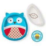 Ensemble assiette et bol Smart Zoo - Hibou, +6 mois, SkipHop