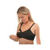 Reggiseno per allattamento nero, coppa B 70-75 cm, Babyono