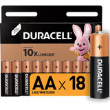 Batterien Basic AA, 18 Stück, Duracell