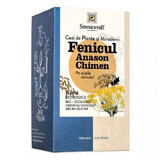 Fenchel-, Anis- und Kümmeltee, 18 Portionsbeutel, Sonnentor