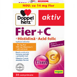 Fier + C + Histidină + Acid folic, 30 comprimate, Doppelherz