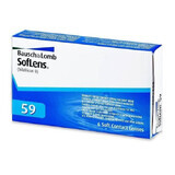 SofLens 59 lentille de contact, -05.25, 6 pièces, Bausch Lomb