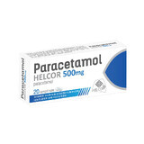 Paracétamol 500 mg, 20 comprimés, Helcor