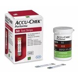 Test del glucometro - Accu-Chek Performa, 50 pezzi, Roche