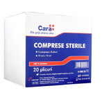 Steriele 10x10 cm kompressen, Cara, 20 sachets/doos, Labormed