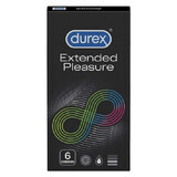 Prezervative Extended Pleasure, 6 pièces, Durex