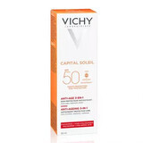 Vichy Capital Soleil Crème antirides antioxydante 3 en 1 avec SPF 50, 50 ml