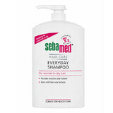 Shampooing dermatologique hydratant pour usage quotidien, 1000 ml, Sebamed