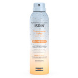 Isdin Wet Skin Spray solaire transparent pour le corps, SPF 50, 250 ml