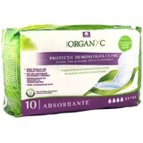 Serviettes hygiéniques en coton biologique pour l'incontinence, 10 pièces, Organyc