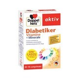 Vitamine e Minerali Diabetiker Aktiv, 30 compresse + 10 compresse regalo, Doppelherz