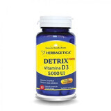 Detrix Forte Vitamine D3 5000IU, 30 capsules, Herbagetica