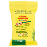 Napkins with natural ingredients against insect bites, 3 years +, 15 pcs, Orphea