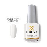 Lac de unghii Bluesky Studio White 15ml