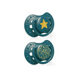 LOVI Soother Silicon Dynamic 3-6 m, 2 st. Stardust Green 22/893