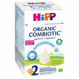 Lapte praf formulă de continuare Organic Combiotic 2, +6 luni, 800 gr, Hipp 