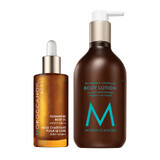 Pacchetto di cura Lozione per il corpo+Olio brillante, 360+50 ml, Moroccanoil