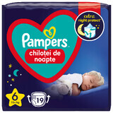 Couches de nuit Stop&Protect, No.6, 15+ kg, 19 pcs, Pampers