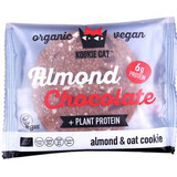 Biologisch glutenvrij koekje met amandel en pure chocolade, 50 g, Kookie Cat